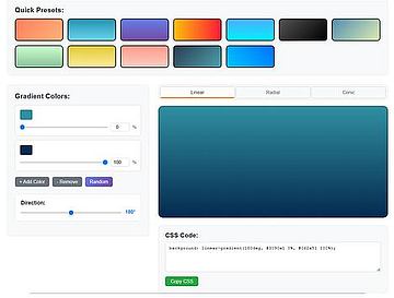 gradient color generator
